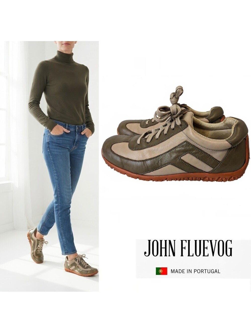 John Fluevog Angel Women Sneakers Portugal | Leather US 7.5